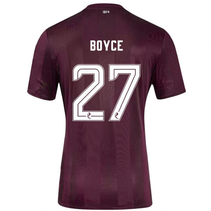 Danxen Pánské Liam Boyce #27 Burgundské Domů Hráčské Dresy 2024/25 Dres