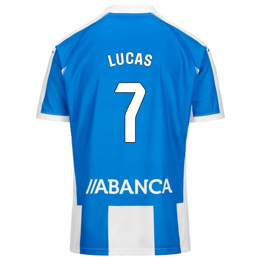 Danxen Pánské Lucas Pérez #7 Modrá Bílá Domů Hráčské Dresy 2024/25 Dres