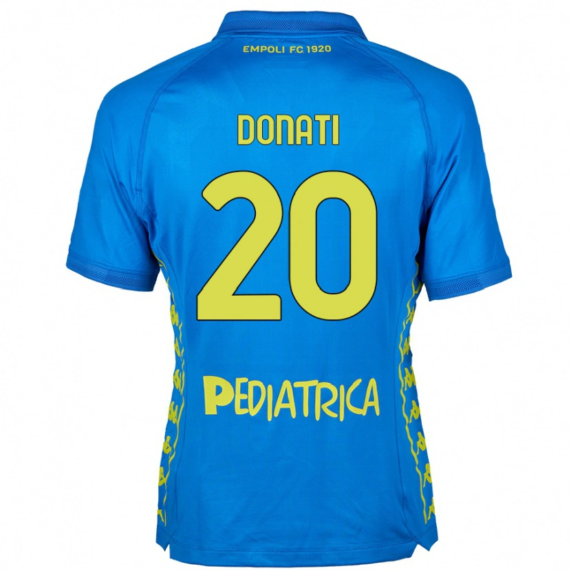 Danxen Pánské Francesco Donati #20 Modrý Domů Hráčské Dresy 2024/25 Dres