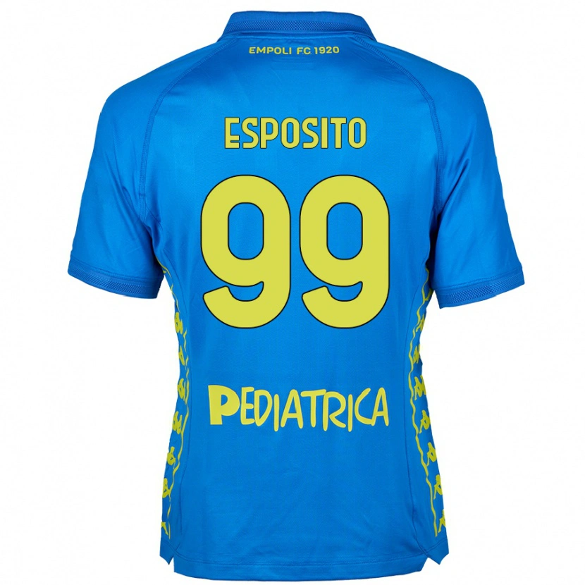 Danxen Pánské Sebastiano Esposito #99 Modrý Domů Hráčské Dresy 2024/25 Dres