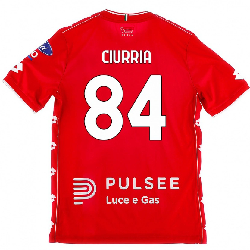 Danxen Pánské Patrick Ciurria #84 Červená Bílá Domů Hráčské Dresy 2024/25 Dres