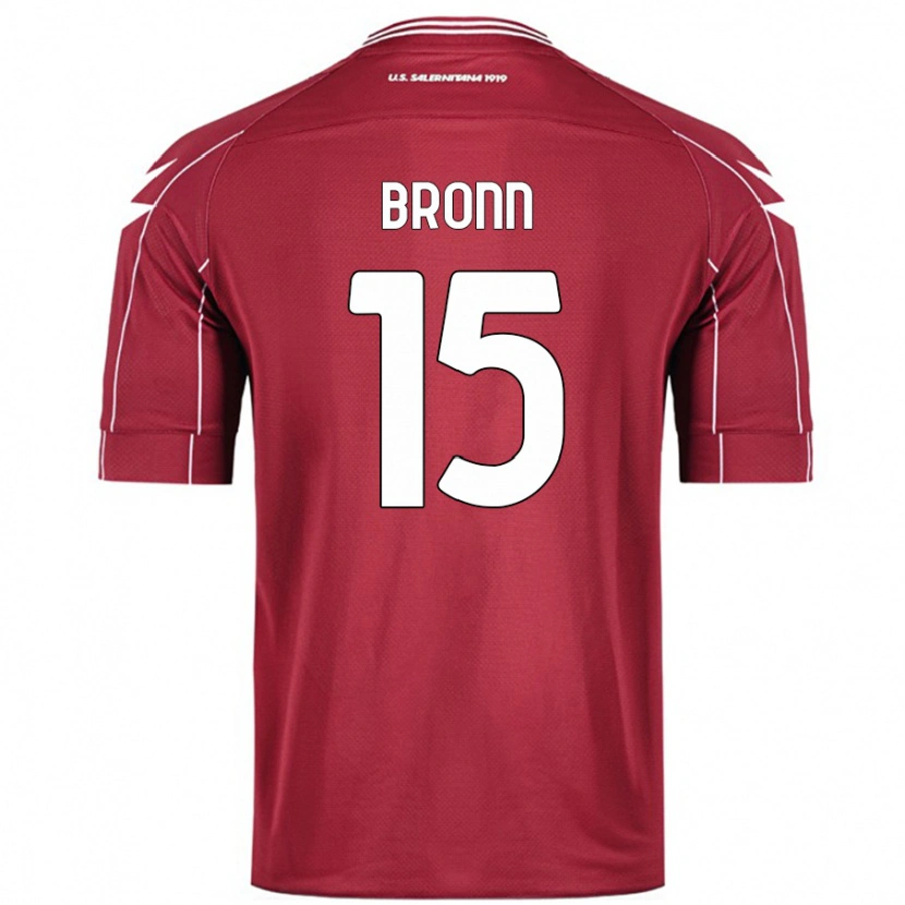 Danxen Pánské Dylan Bronn #15 Burgundské Domů Hráčské Dresy 2024/25 Dres