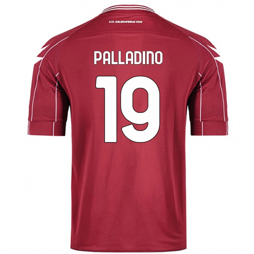 Danxen Pánské Alfonso Palladino #19 Burgundské Domů Hráčské Dresy 2024/25 Dres