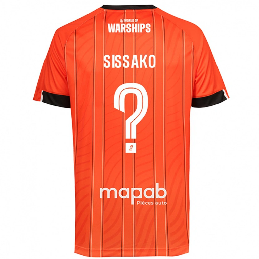 Danxen Pánské Mohamed Sissako #0 Pomerančový Domů Hráčské Dresy 2024/25 Dres