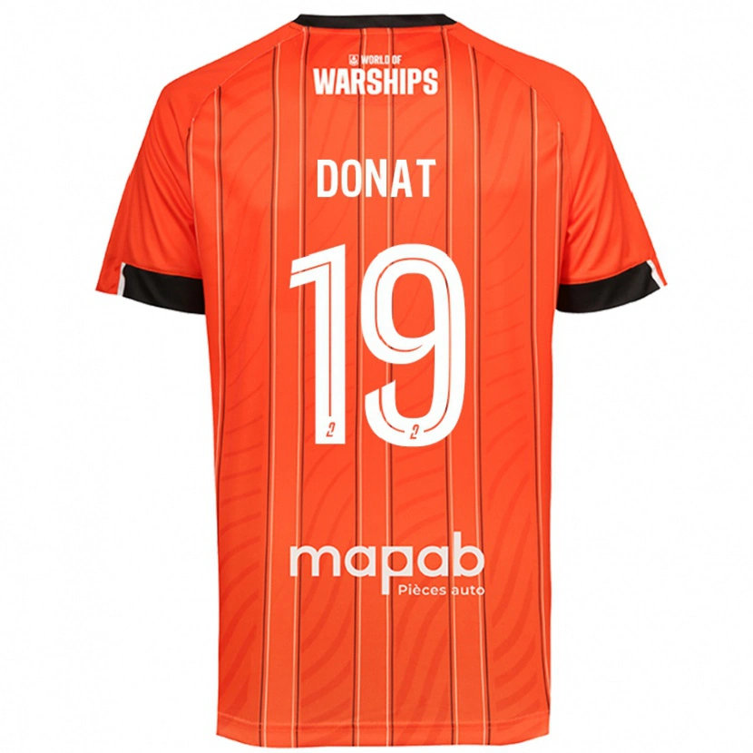 Danxen Pánské Noa Donat #19 Pomerančový Domů Hráčské Dresy 2024/25 Dres