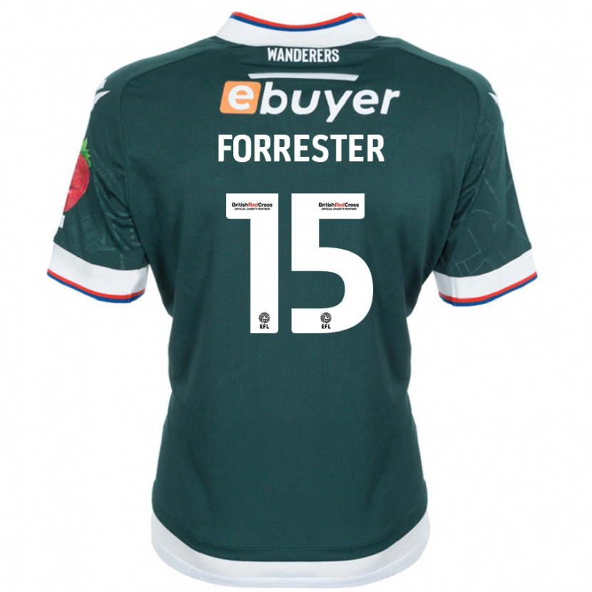 Danxen Pánské Will Forrester #15 Tmavě Zelená Daleko Hráčské Dresy 2024/25 Dres