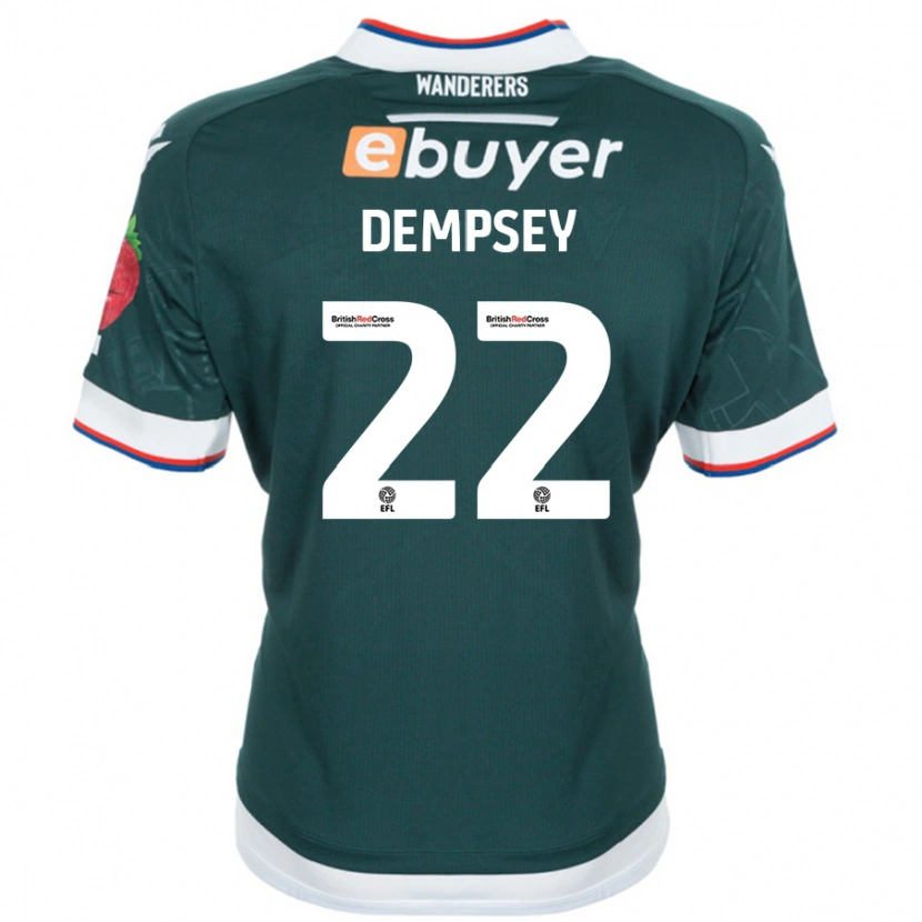 Danxen Pánské Kyle Dempsey #22 Tmavě Zelená Daleko Hráčské Dresy 2024/25 Dres