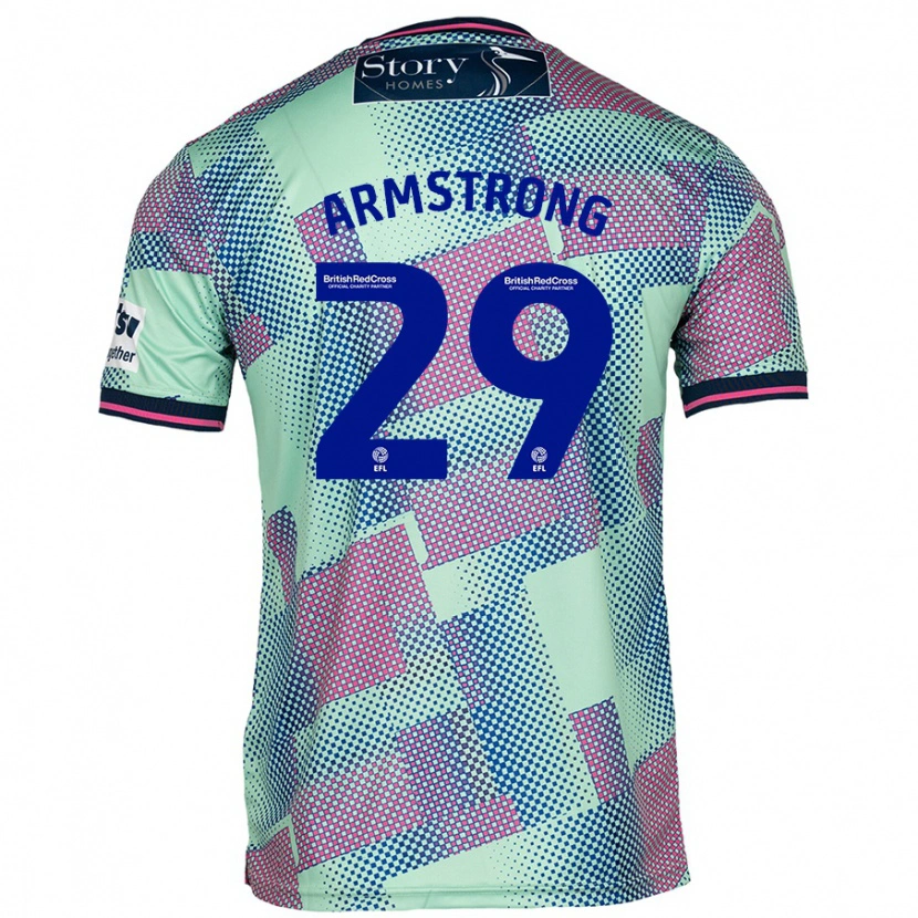 Danxen Pánské Luke Armstrong #29 Zelený Daleko Hráčské Dresy 2024/25 Dres