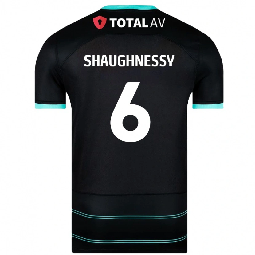 Danxen Pánské Conor Shaughnessy #6 Černý Daleko Hráčské Dresy 2024/25 Dres