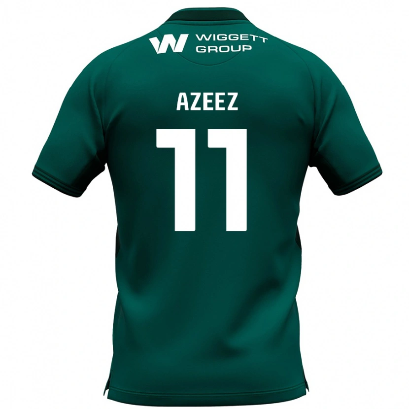 Danxen Pánské Femi Azeez #11 Zelený Daleko Hráčské Dresy 2024/25 Dres