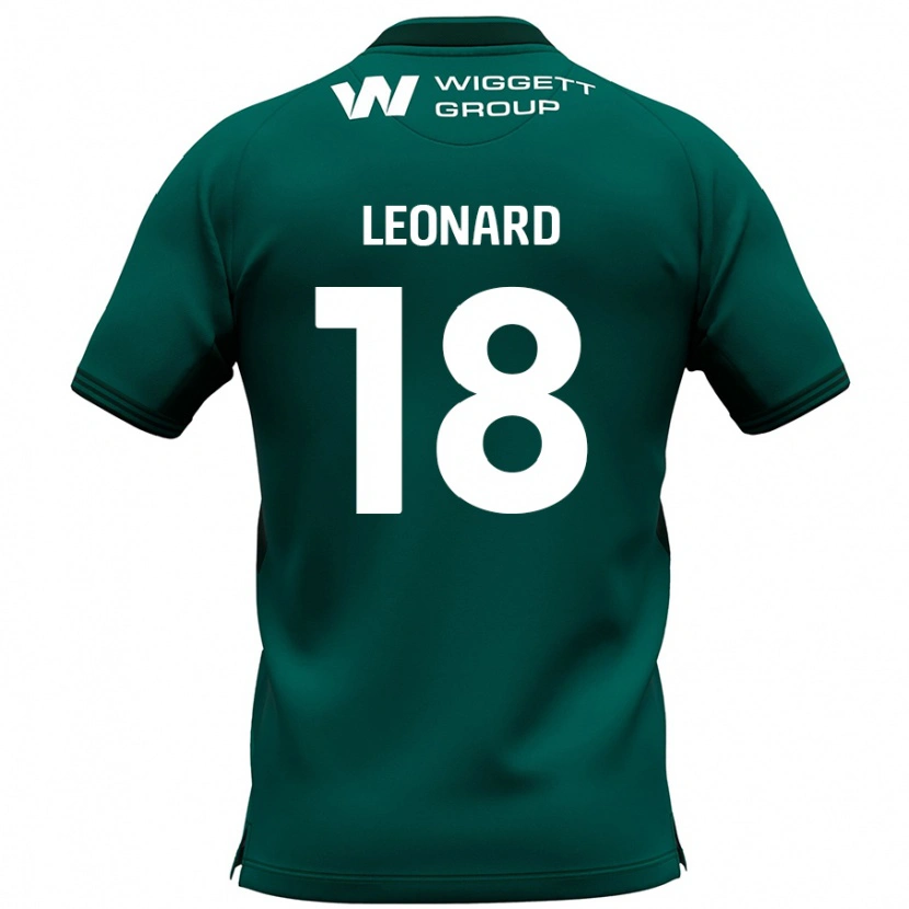 Danxen Pánské Ryan Leonard #18 Zelený Daleko Hráčské Dresy 2024/25 Dres