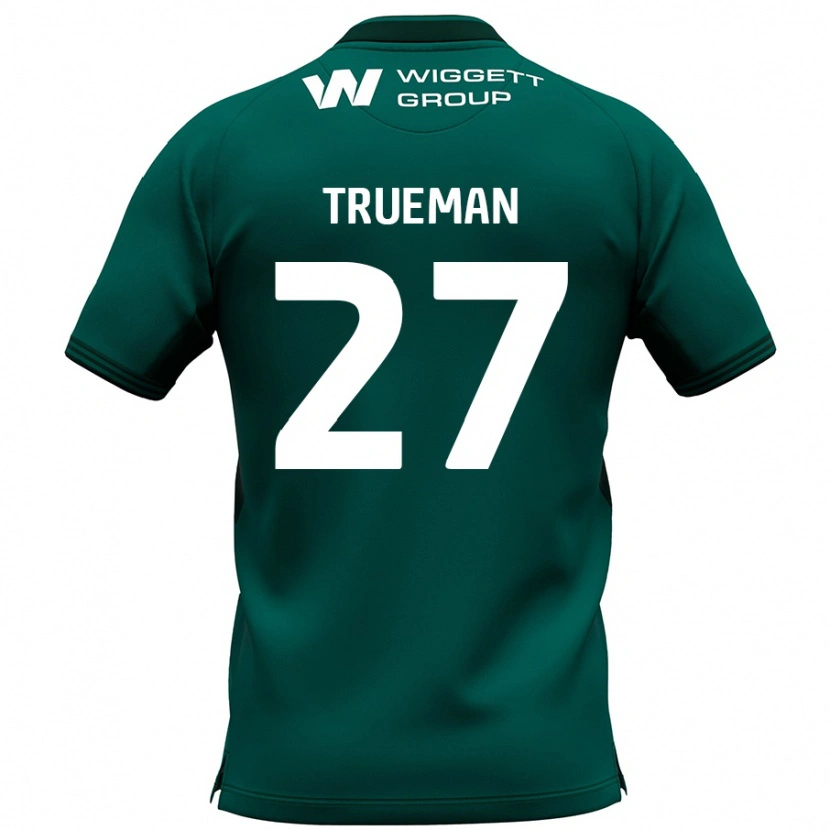 Danxen Pánské Connal Trueman #27 Zelený Daleko Hráčské Dresy 2024/25 Dres