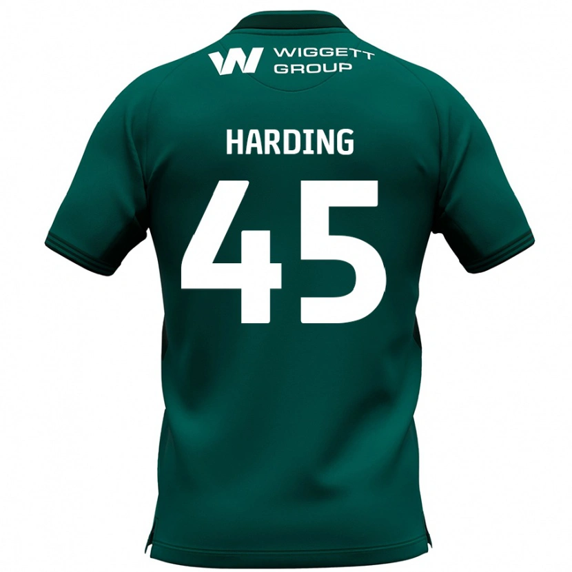 Danxen Pánské Wes Harding #45 Zelený Daleko Hráčské Dresy 2024/25 Dres