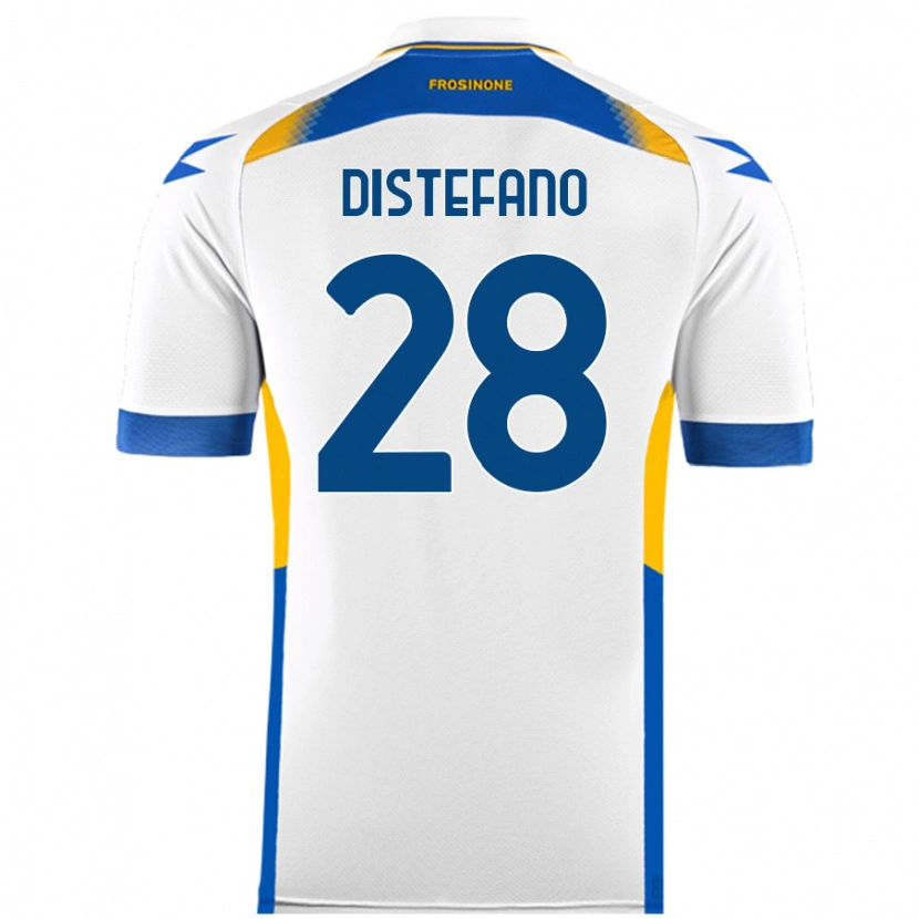 Danxen Pánské Filippo Distefano #28 Bílý Daleko Hráčské Dresy 2024/25 Dres