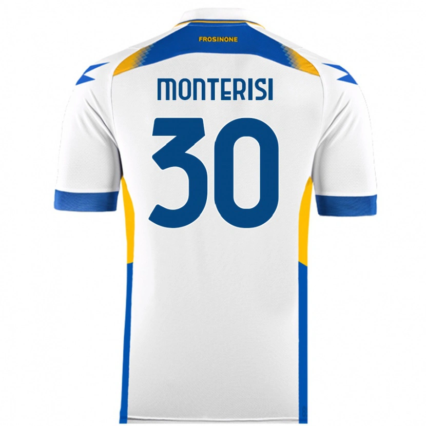 Danxen Pánské Ilario Monterisi #30 Bílý Daleko Hráčské Dresy 2024/25 Dres