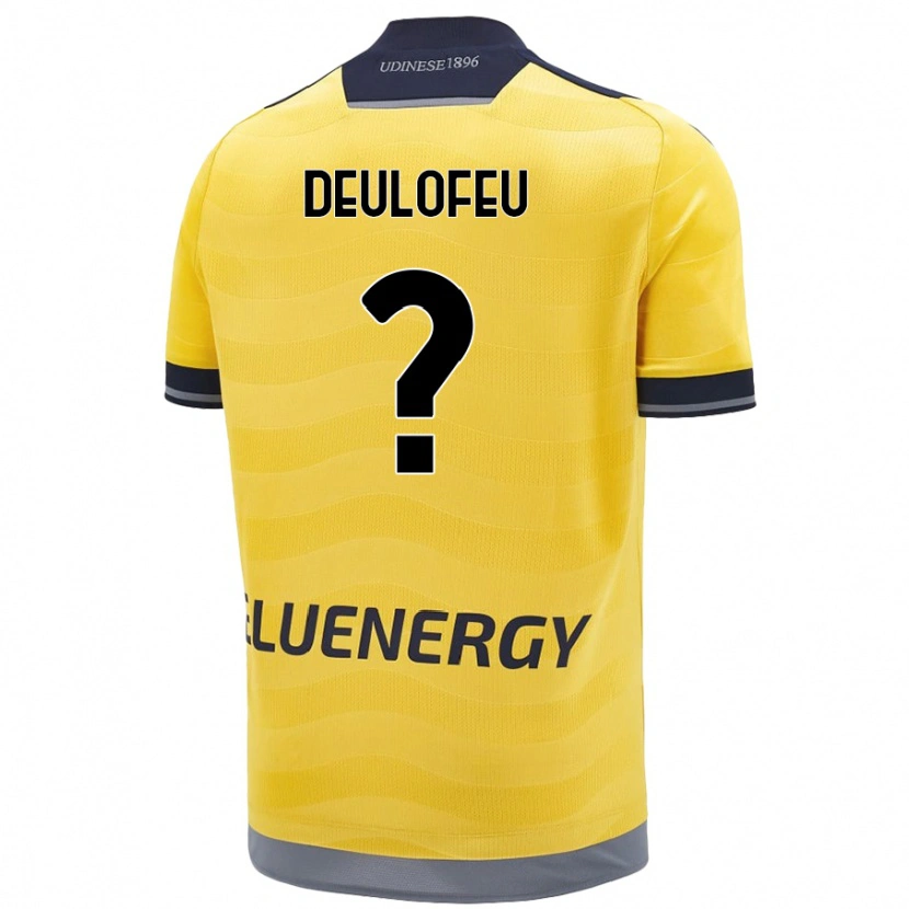 Danxen Pánské Gerard Deulofeu #0 Zlatý Daleko Hráčské Dresy 2024/25 Dres