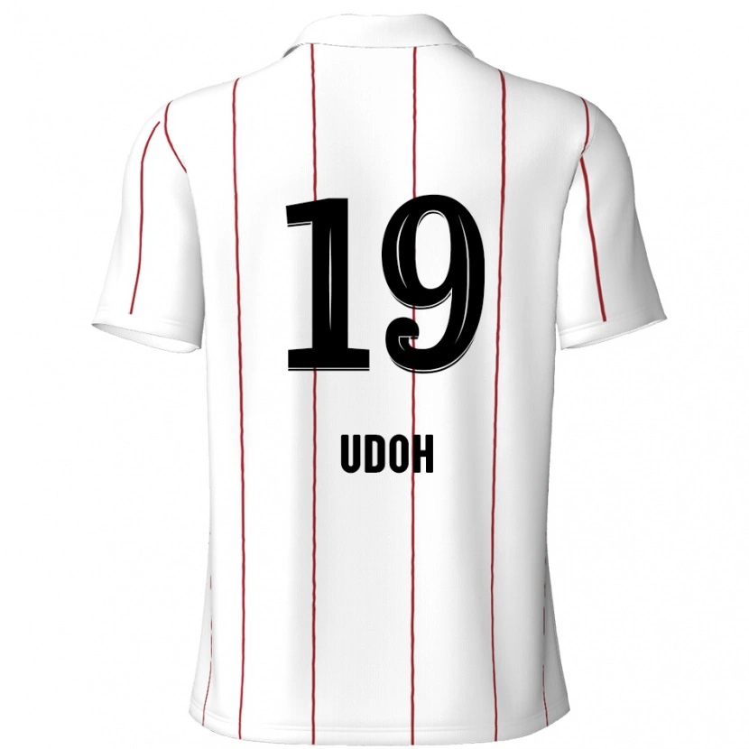 Danxen Pánské Victor Udoh #19 Bílá Černá Daleko Hráčské Dresy 2024/25 Dres