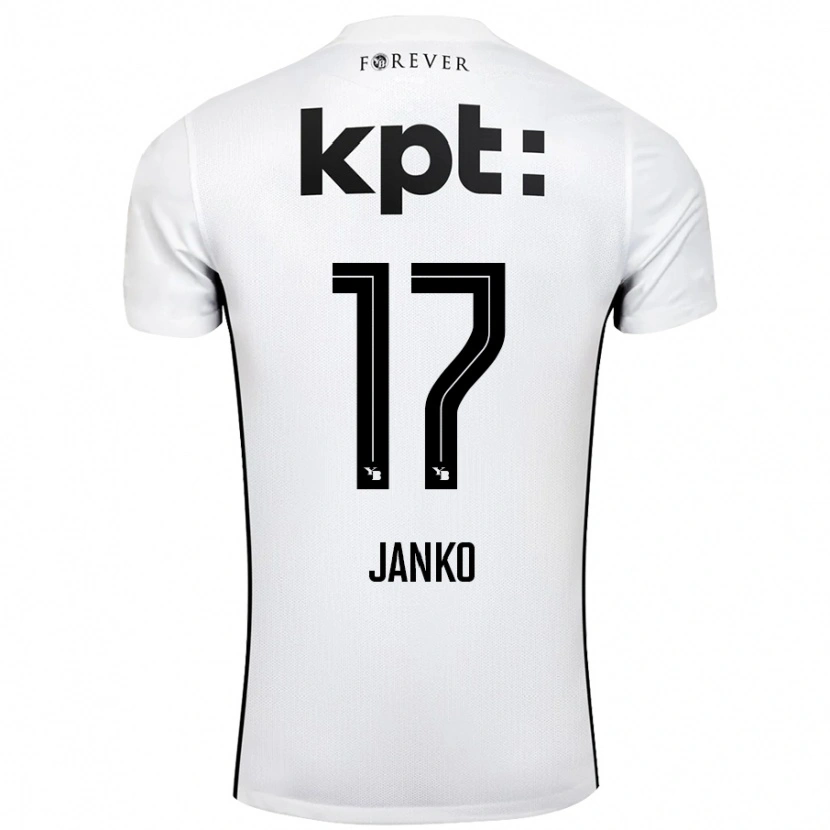 Danxen Pánské Saidy Janko #17 Bílá Černá Daleko Hráčské Dresy 2024/25 Dres