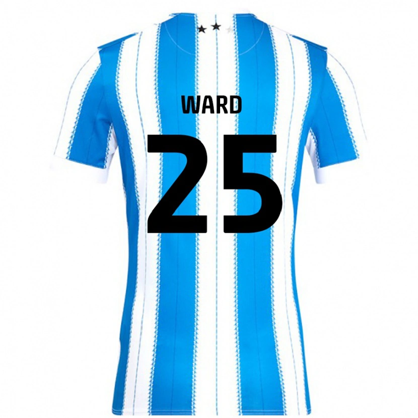 Danxen Dámské Danny Ward #25 Modrá Bílá Domů Hráčské Dresy 2024/25 Dres