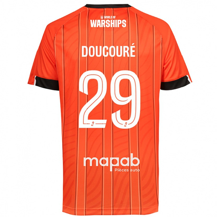 Danxen Dámské Siriné Doucouré #29 Pomerančový Domů Hráčské Dresy 2024/25 Dres