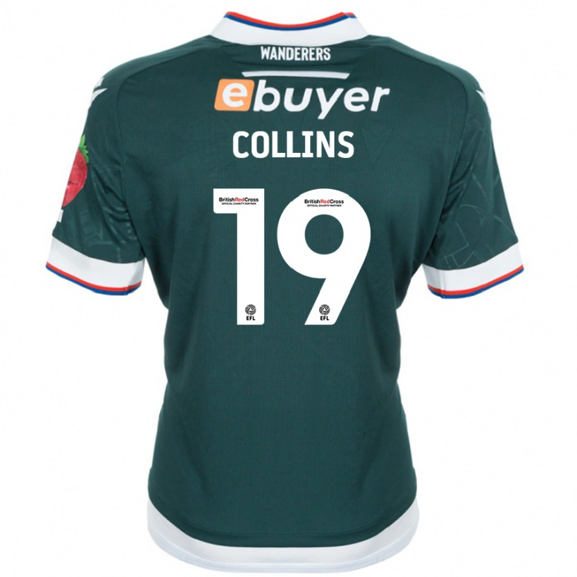 Danxen Dámské Aaron Collins #19 Tmavě Zelená Daleko Hráčské Dresy 2024/25 Dres