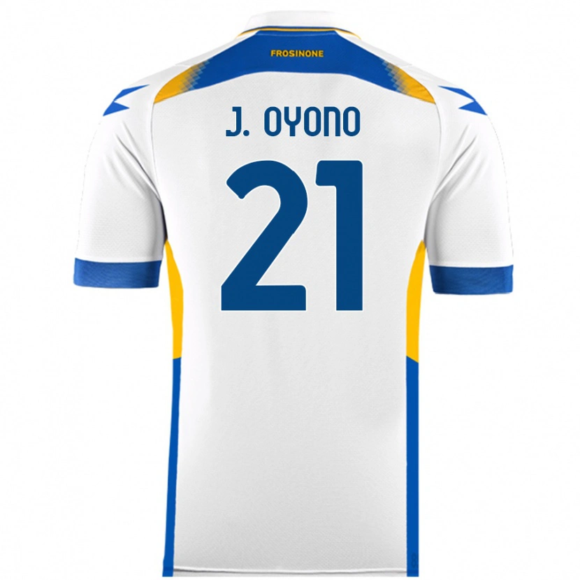 Danxen Dámské Jérémy Oyono #21 Bílý Daleko Hráčské Dresy 2024/25 Dres