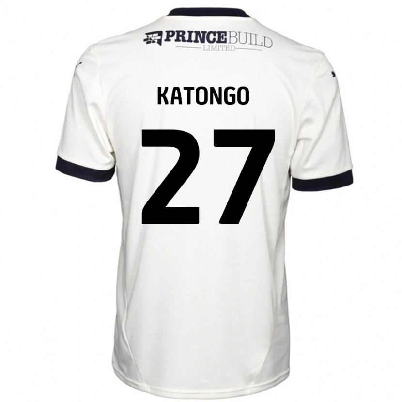 Danxen Dětské Jadel Katongo #27 Off White Černá Daleko Hráčské Dresy 2024/25 Dres