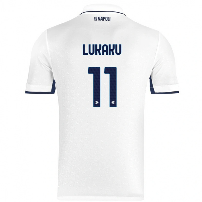 Danxen Dětské Romelu Lukaku #11 Bílá Královská Modrá Daleko Hráčské Dresy 2024/25 Dres