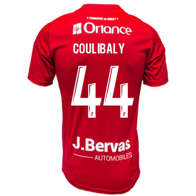 Danxen Dětské Soumaïla Coulibaly #44 Červená Bílá Domů Hráčské Dresy 2024/25 Dres