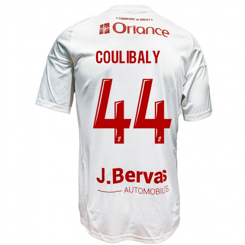 Danxen Dětské Soumaïla Coulibaly #44 Bílá Červená Daleko Hráčské Dresy 2024/25 Dres