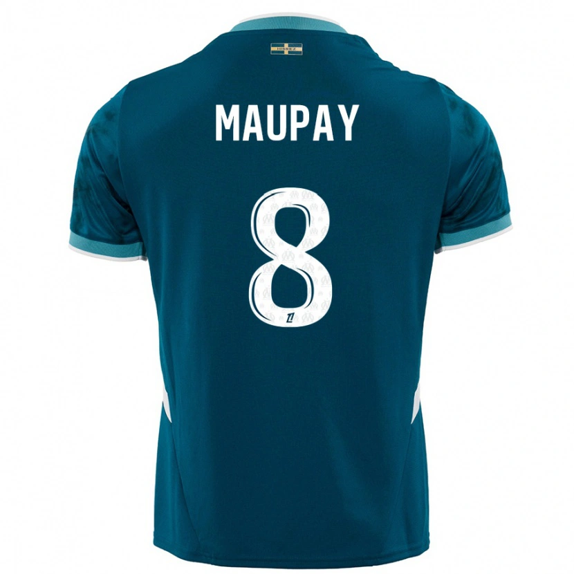 Danxen Dětské Neal Maupay #8 Tyrkysově Modré Daleko Hráčské Dresy 2024/25 Dres