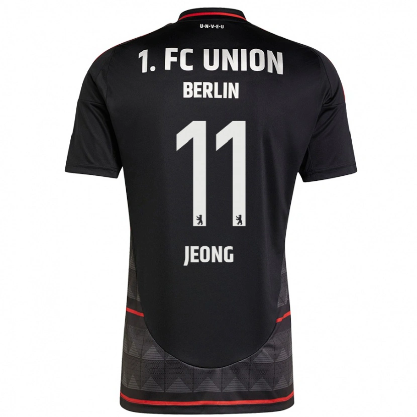 Danxen Dětské Woo-Yeong Jeong #11 Černý Daleko Hráčské Dresy 2024/25 Dres