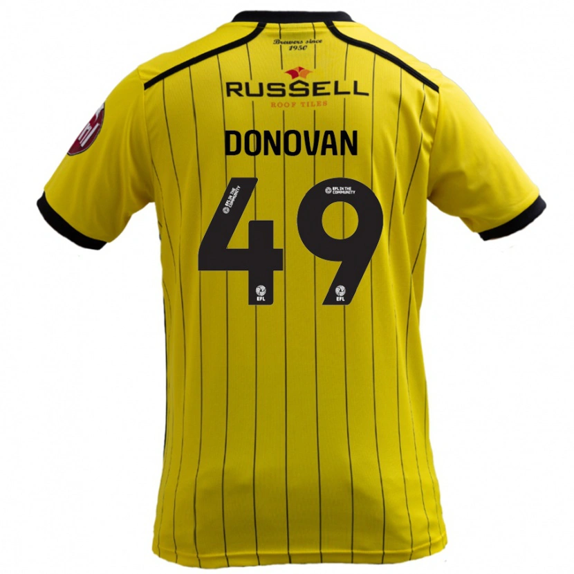 Danxen Dětské Romelle Donovan #49 Žluť Domů Hráčské Dresy 2024/25 Dres