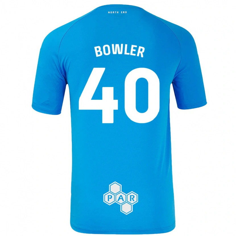 Danxen Dětské Josh Bowler #40 Nebesky Modrá Daleko Hráčské Dresy 2024/25 Dres