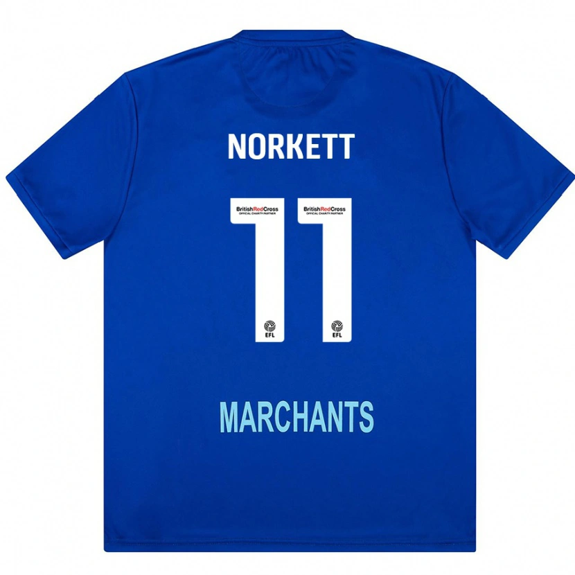 Danxen Dětské Manni Norkett #11 Zelený Daleko Hráčské Dresy 2024/25 Dres