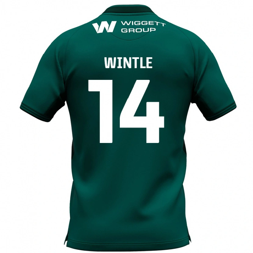 Danxen Dětské Ryan Wintle #14 Zelený Daleko Hráčské Dresy 2024/25 Dres