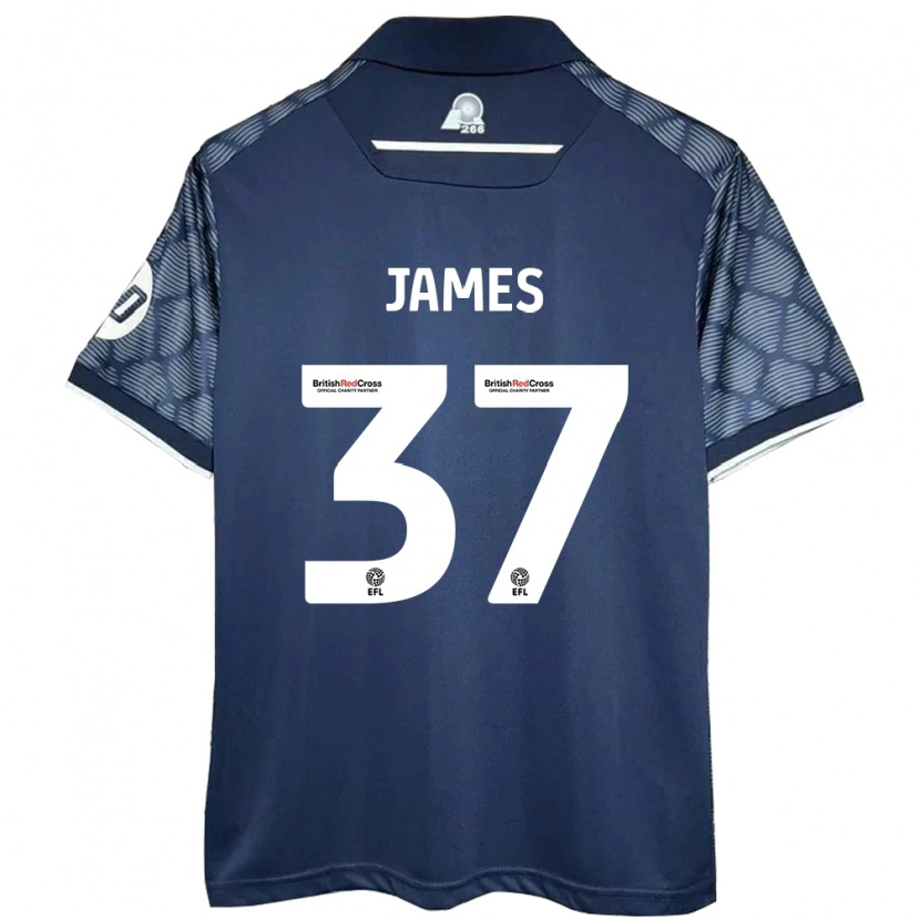 Danxen Dětské Matty James #37 Černý Daleko Hráčské Dresy 2024/25 Dres