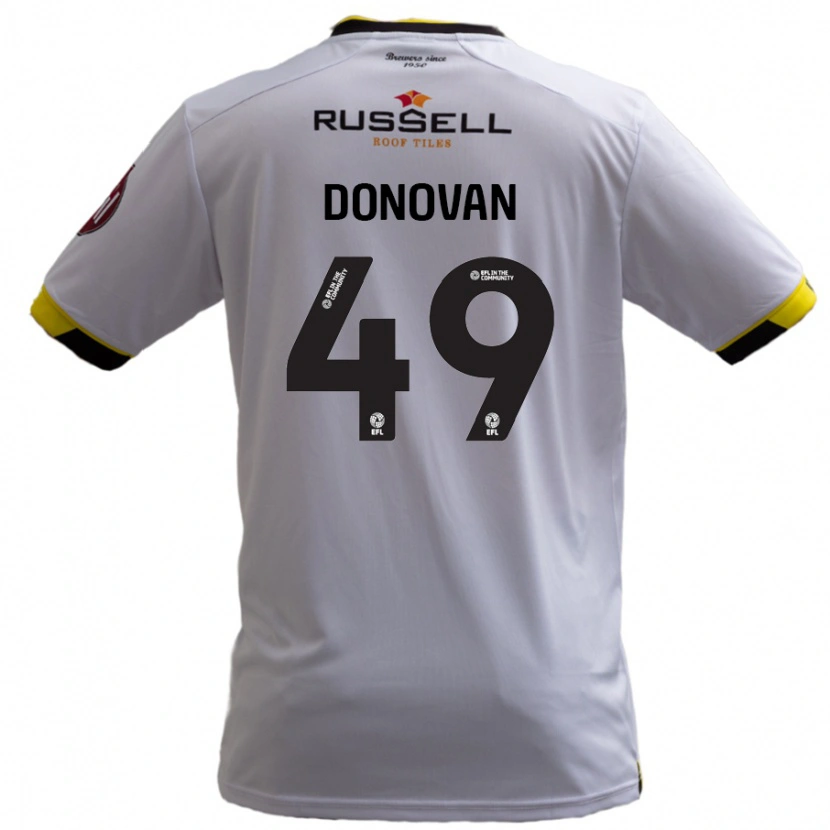 Danxen Dětské Romelle Donovan #49 Bílý Daleko Hráčské Dresy 2024/25 Dres