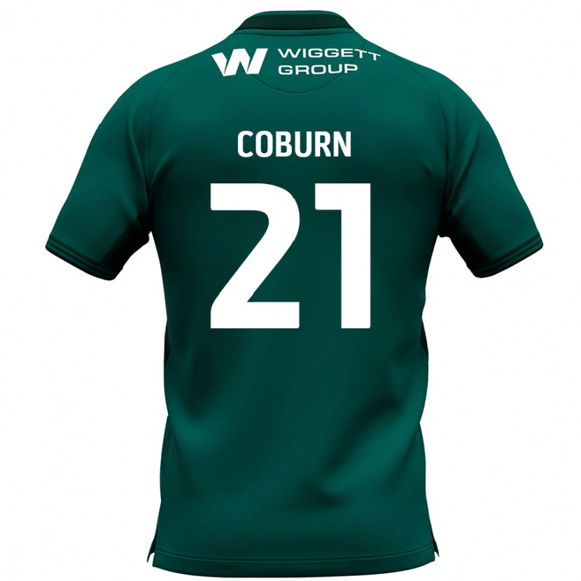 Danxen Dětské Josh Coburn #21 Zelený Daleko Hráčské Dresy 2024/25 Dres