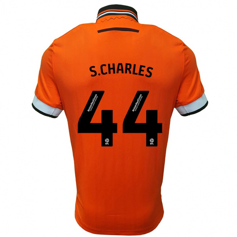 Danxen Dětské Shea Charles #44 Oranžová Bílá Daleko Hráčské Dresy 2024/25 Dres