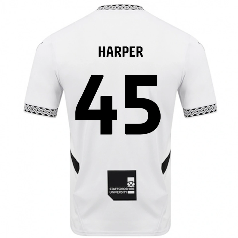 Danxen Dětské Rekeem Harper #45 Bílý Domů Hráčské Dresy 2024/25 Dres