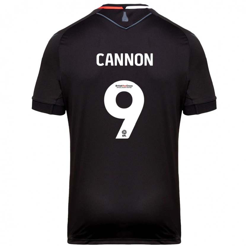 Danxen Pánské Tom Cannon #9 Černý Daleko Hráčské Dresy 2024/25 Dres