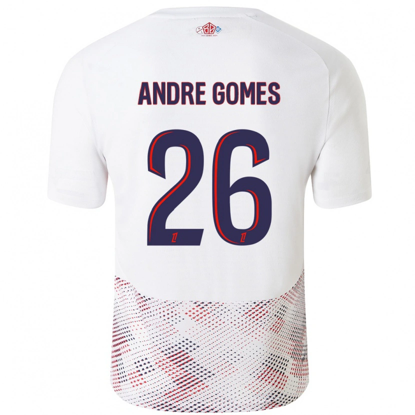 Danxen Pánské André Gomes #26 Bílá Královská Modrá Daleko Hráčské Dresy 2024/25 Dres