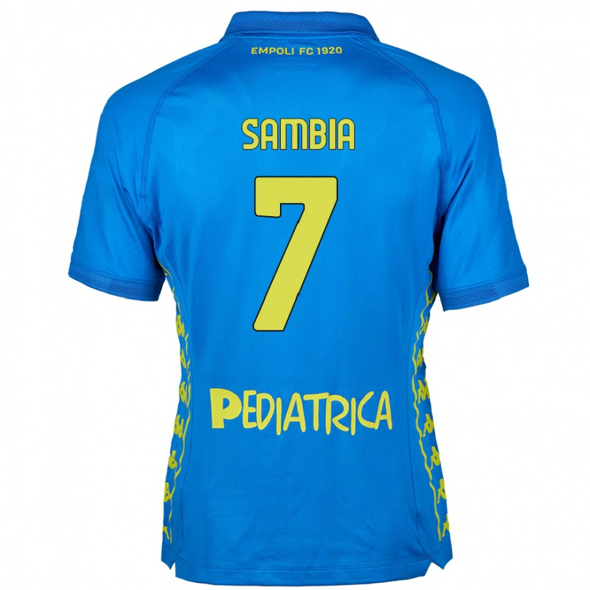 Danxen Pánské Junior Sambia #7 Modrý Domů Hráčské Dresy 2024/25 Dres